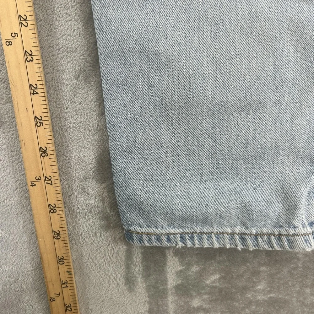 Levi's 550 Jeans Mens 28x30 Blue Light Wash Relaxed Tapered Distressed Denim